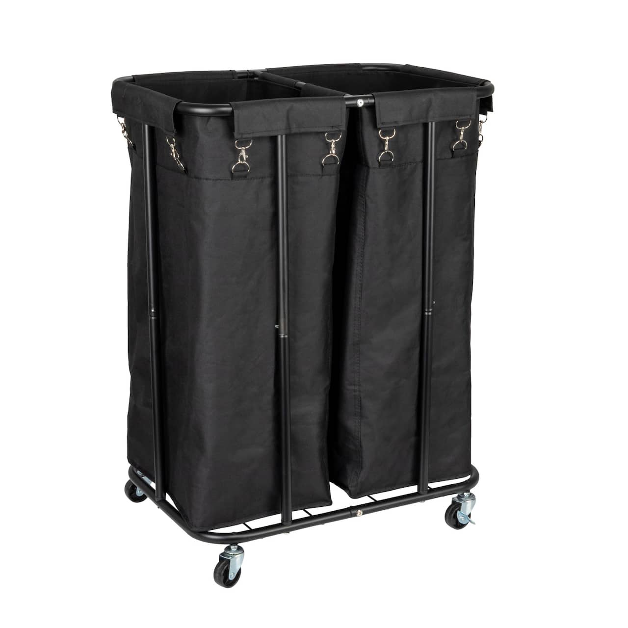 Household Essentials 2-Bag Rolling Laundry Sorter